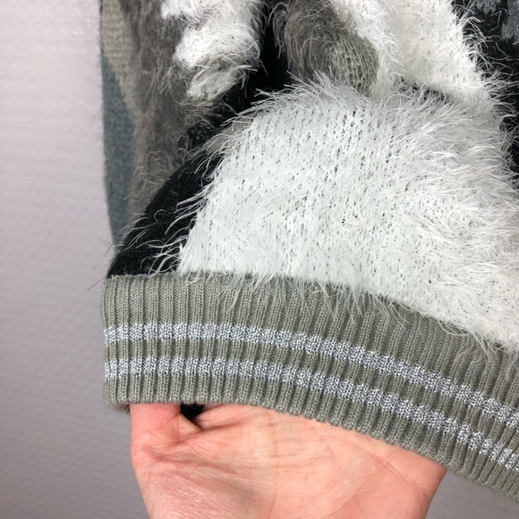 Genuine People | Abstract Fuzzy Cropped Sweater S - Picture 7 of 7